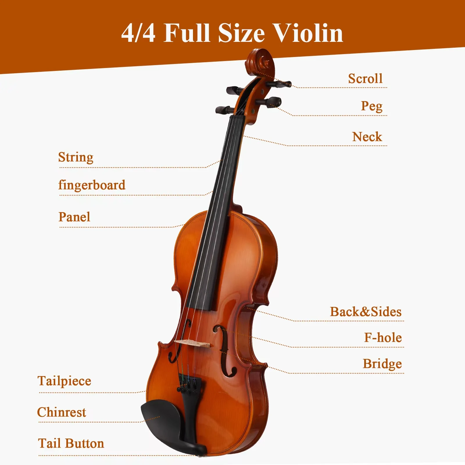 Professional custom violin sound quality design Panel material with veneer linden plywood suitable for unique demand scenes