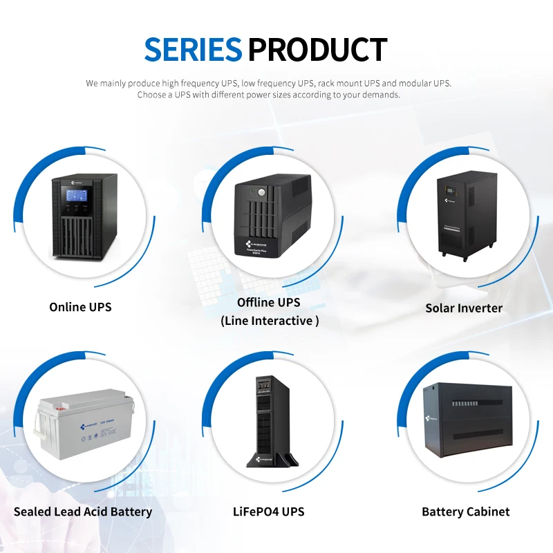 Visench Giant31-15K 15KVA 15KW 15000W  Pure Sine Wave 220V/230V/240VAC Online UPS For Security/Monitoring/Alarm