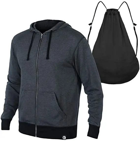 Unisex2-in-1 двусторонний рюкзак с капюшоном на