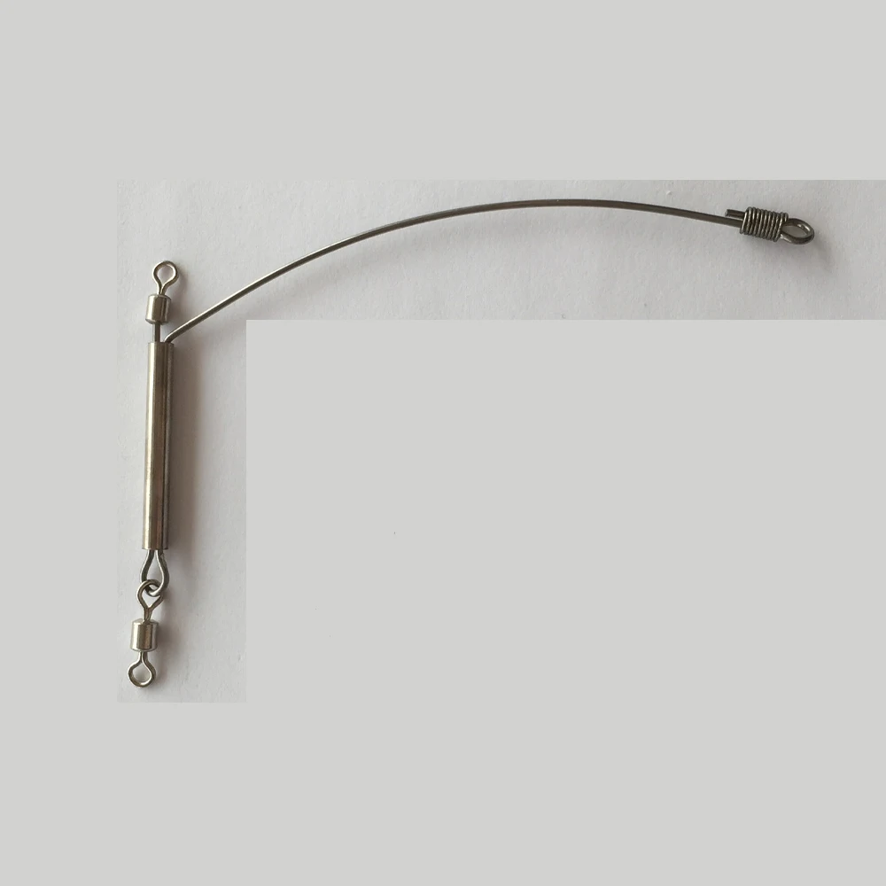 Fishing tackle rolling bend balance fishing tackle accessories shape like folk