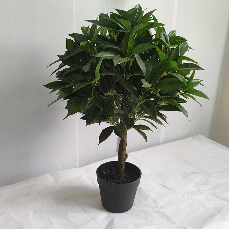 Chinese Factory Wholesale Artificial Round Laurel Trees For Indoor And Outdoor Home Decoration