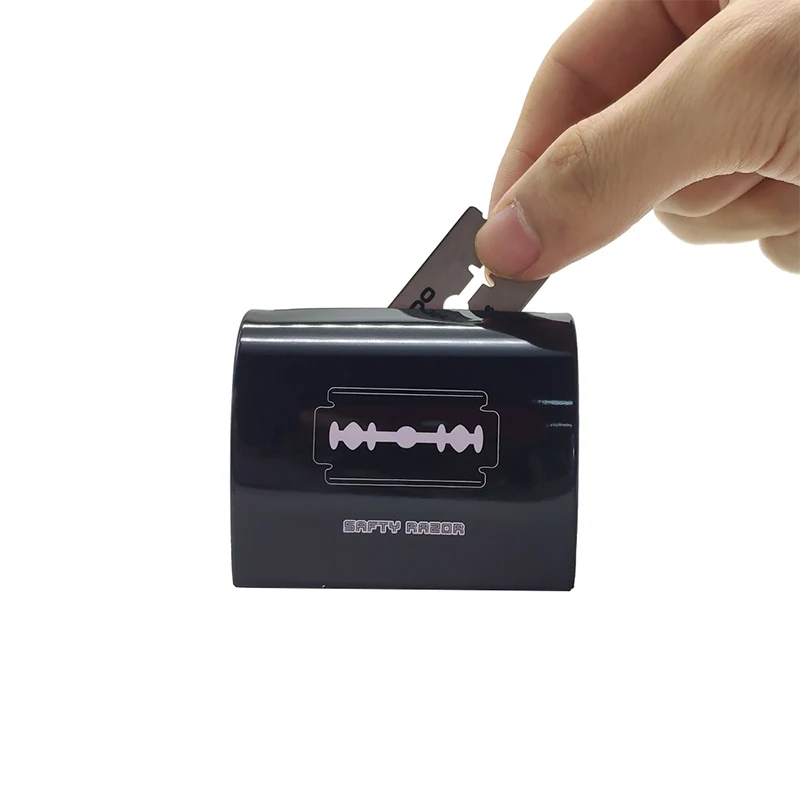 
 Контейнер для одноразовых лезвий Barbershop, контейнер для хранения отходов, контейнер для переработки отходов лезвий для использованных безопасных лезвий  