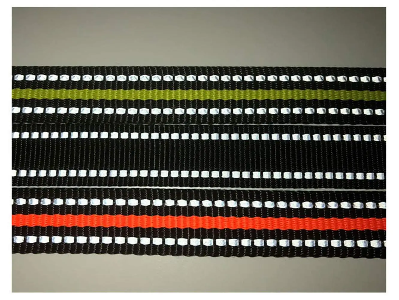 Double Side Reflective Yarn for Rope Grey Reflective Bright White Good Tensile Strength Reflective Thread Yarn