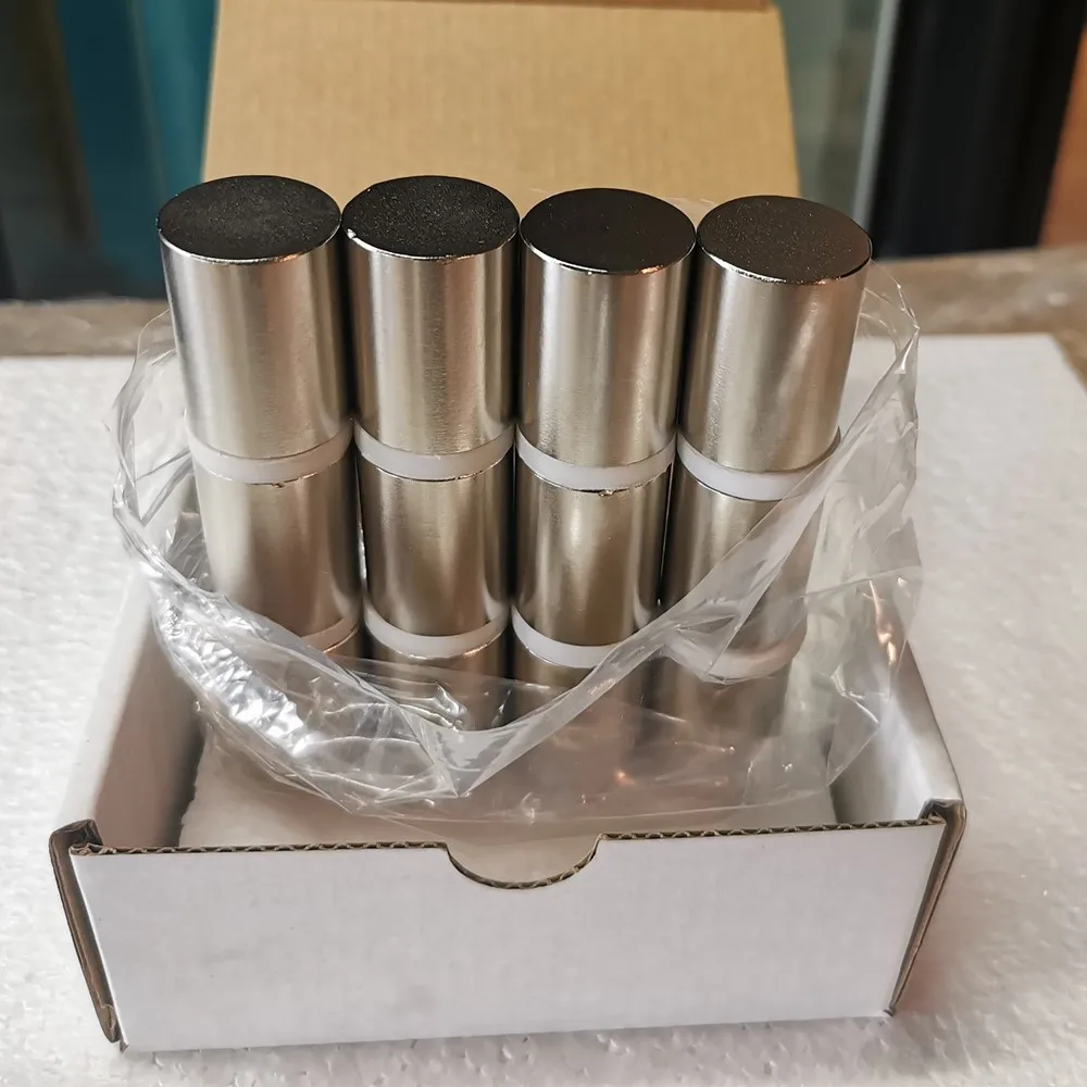 Dailymag perfect quality rare earth n35 n45 n52 round cylinder strong neodymium magnet 10x15 mm bar