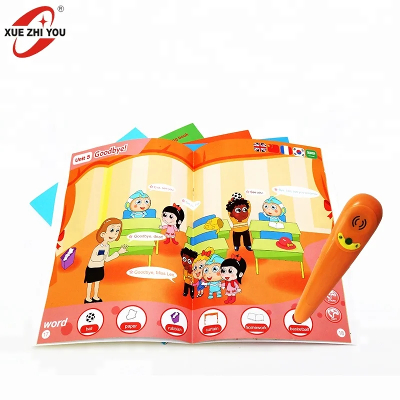 Английский говорящая ручка звуковая книга запись MP3 Play Smart Arabic Reading Pen