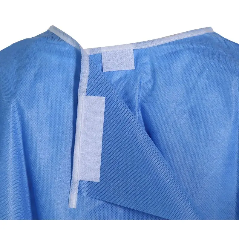 Professional machine production anti-dust clothing Disposable surgical gowns SMS 45g Medical isolation clothing