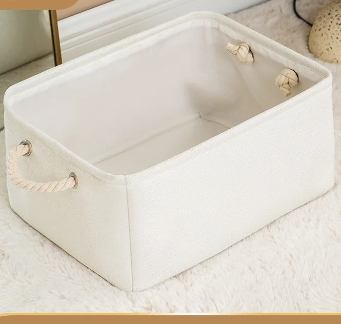 Cloth folding storage box Lidless toy storage trinkets a variety of colors can be selected simple storage