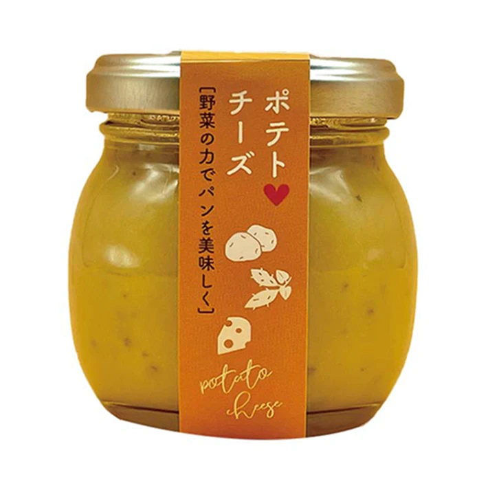 Cheese sweet potatoes pastes seasoning jar sauce glass bottle jam