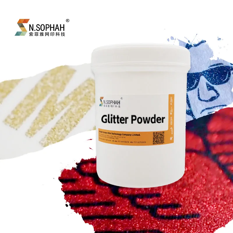 Factory Direct Sales T Shirt Printing Screen Printing Glitter Powder For Garment Printing