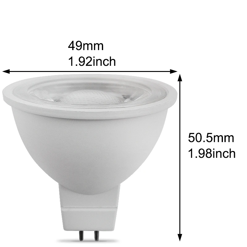  SHENPU Алюминиевый Мини светодиодный прожектор Mr 16 7 Вт COB Led Mr16