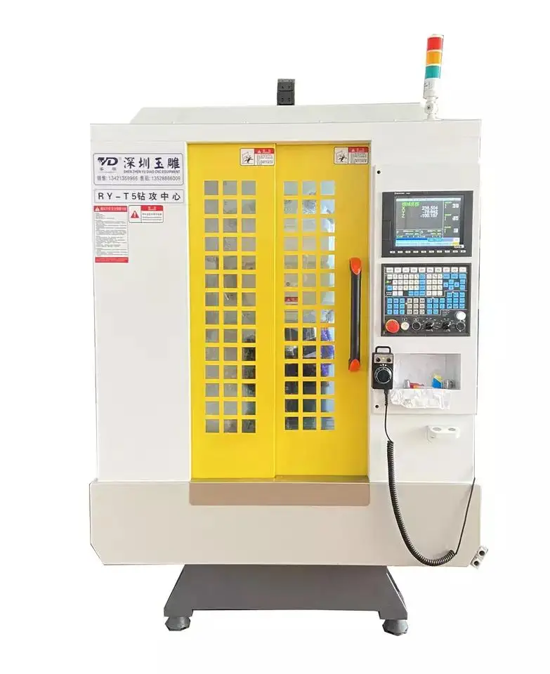 RY-T5 hot stamping mold Mobile phone precision parts processing 4-axis CNC engraving machine metal engraving