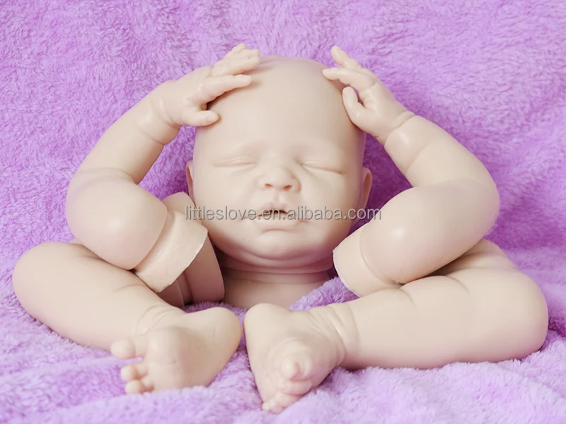 Reborn Doll Solid Silicone Kits Small Dolls Rubber Baby Realistic Molds Kits