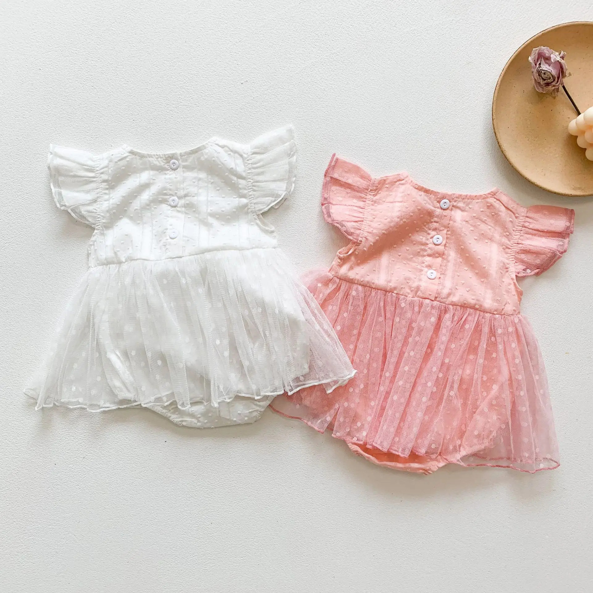 Mesh 2022 Baby Born Infant Girl Clothes Next Manufacturers Lace Romper Skirt Wholesale-newborn-baby-clothes Kids Bodysuit