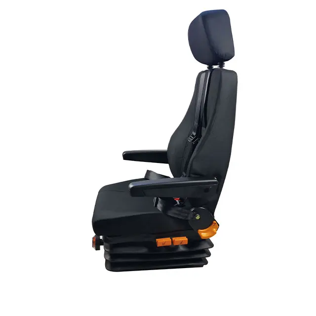 Mechanical Suspension Engineering Car/Bus/Shacman Truck Driver Seat With Shock Absorber And Belt