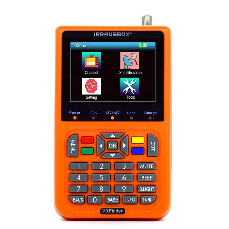 
V9 DVB-S/S2 Satellite Finder High Definition 3.5 Inches Multi Compatible Satellite Receiver 