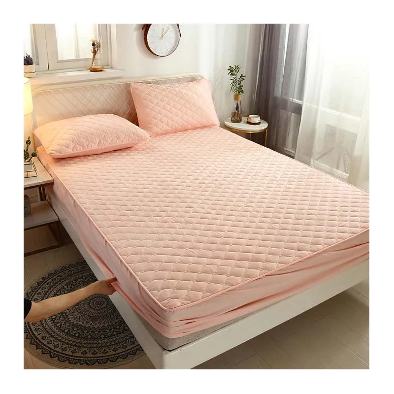 White TPU  Polyester Cotton Terry  bed bug Quilted Soft Fitted Sheet Style Mattress Protector Cover