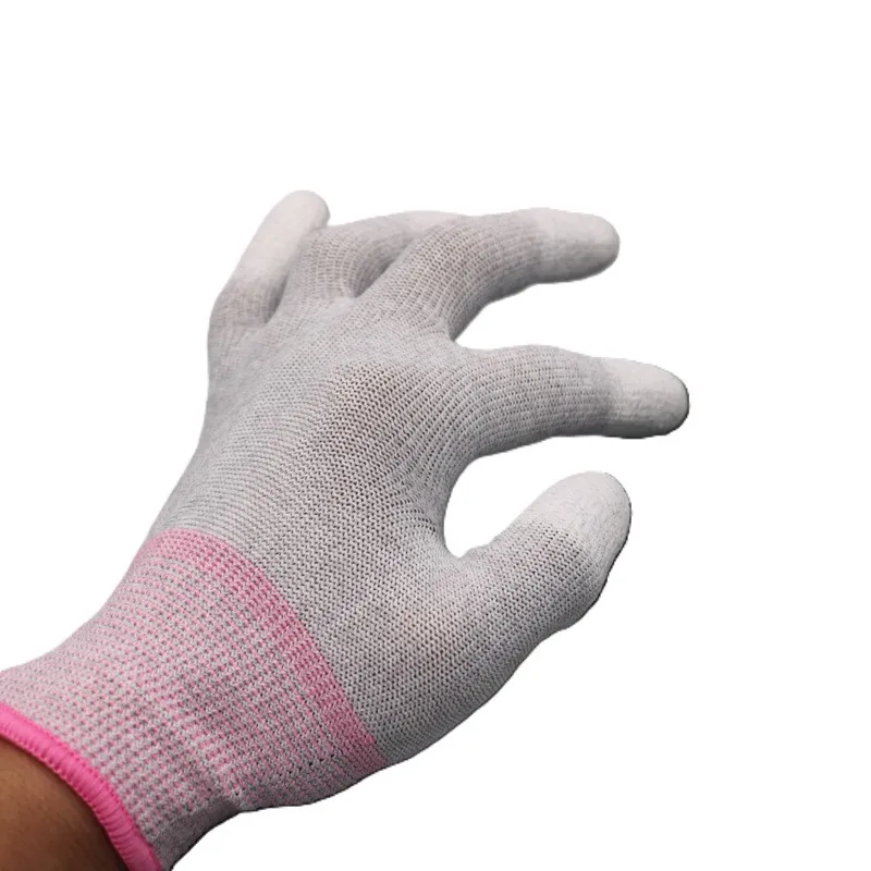 Safety Certified lightness Carbon Fiber  ESD Gloves Prevents static electricity