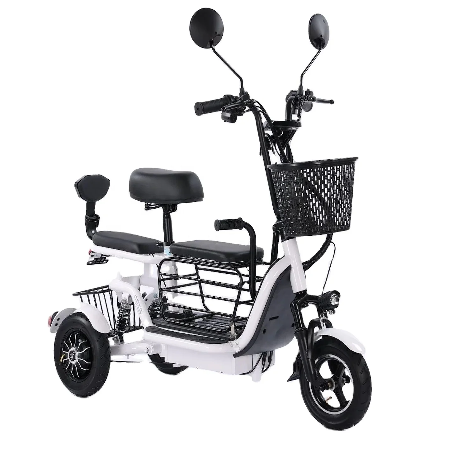 10-inch Factory Direct sales  lithium battery folding electric tricycle small lightweight scooter trikes electric