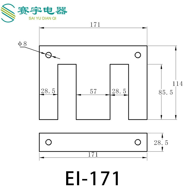 Low iron loss transformer lamination ei 500 ei crgo silicon steel sheet products
