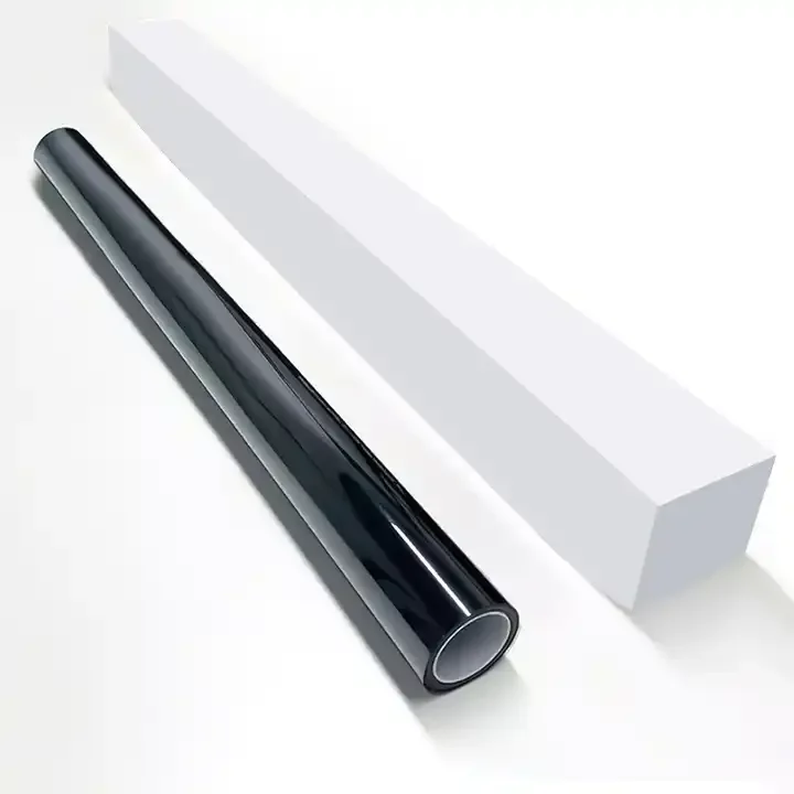 Black 1.52x30m roll anti-UV window heat insulation tinted film Ceramic nano windshield protective film 2mil thickness