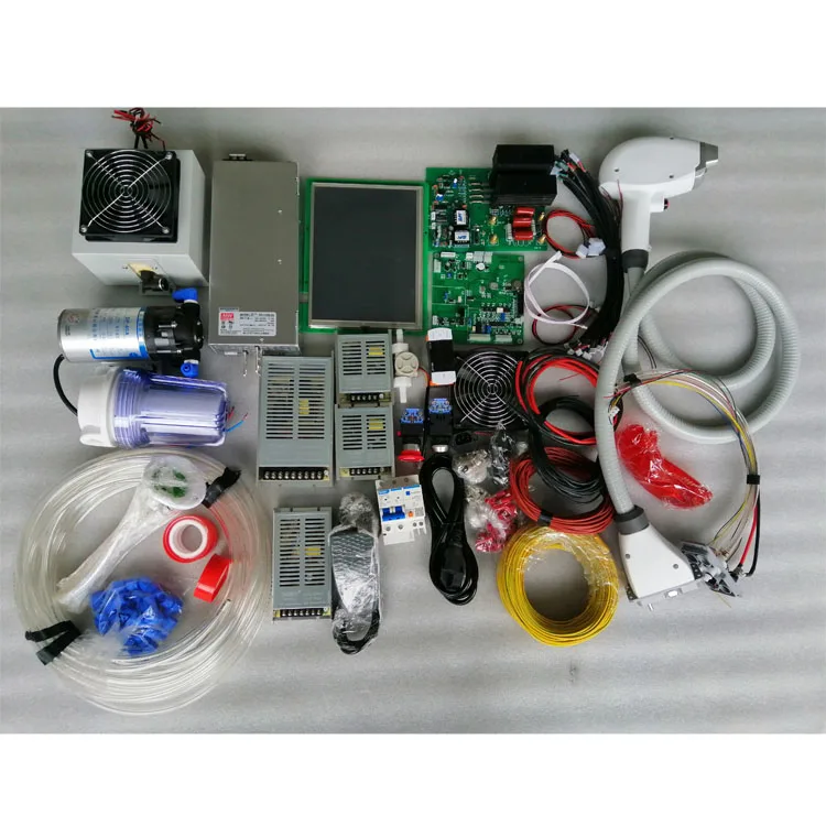 diode laser hair removal machine spare parts handpiece / circuit board / bars stack /display screen for replacement