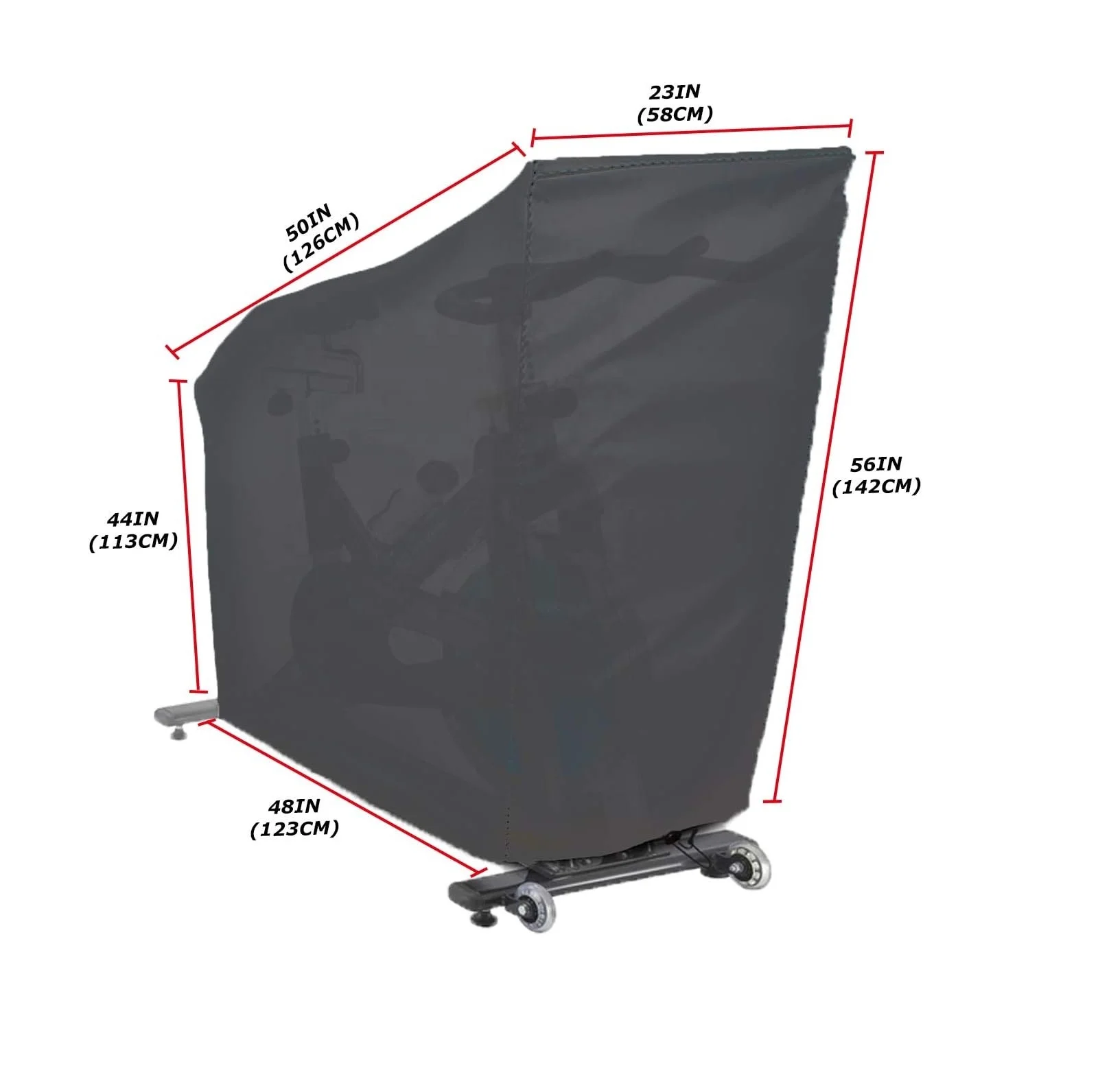 Exercise Bike Cover Cycling Protective Cover Dustproof Waterproof Cover for Indoor Or Outdoor Use