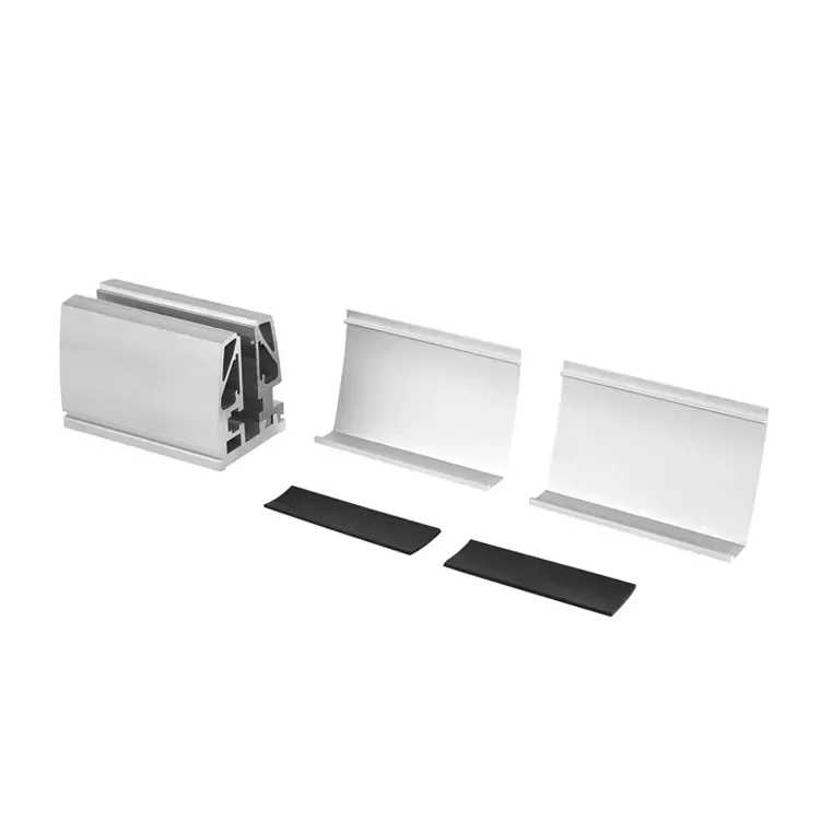 Aluminum U Profile Glass Railing U Channel Base for Frameless Glass Balcony Balustrade