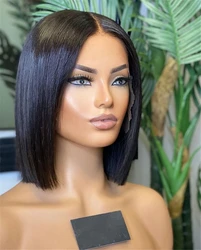 12a Double Drawn Short Bob Human Hair Wig Vendor Last 5 Years Wigs Human Hair Lace Front Brazilian Virgin Wigs for Black Women