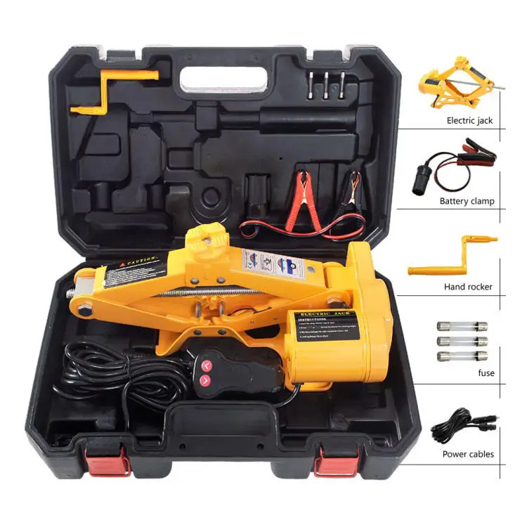 Times Power Electric Car Jack & electric wrench Vehicle Tools 3 Ton Car Jacks 12v Electric Car Scissor Jack 2 In 1
