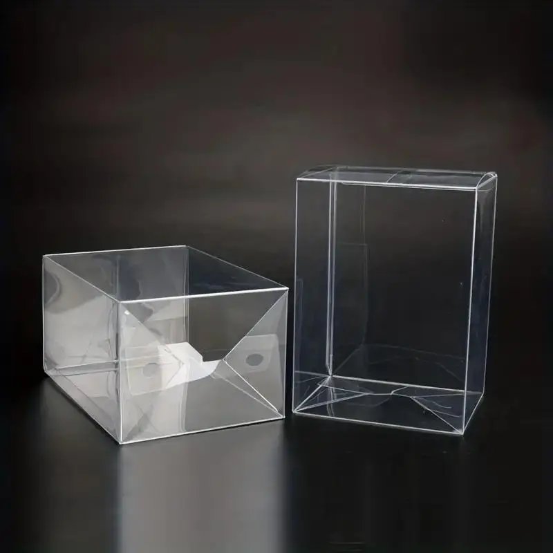 4 Inch High Transparency Crystal Clear Box Funko Pop Protector With Protective Film Lock Tab For Action Figure