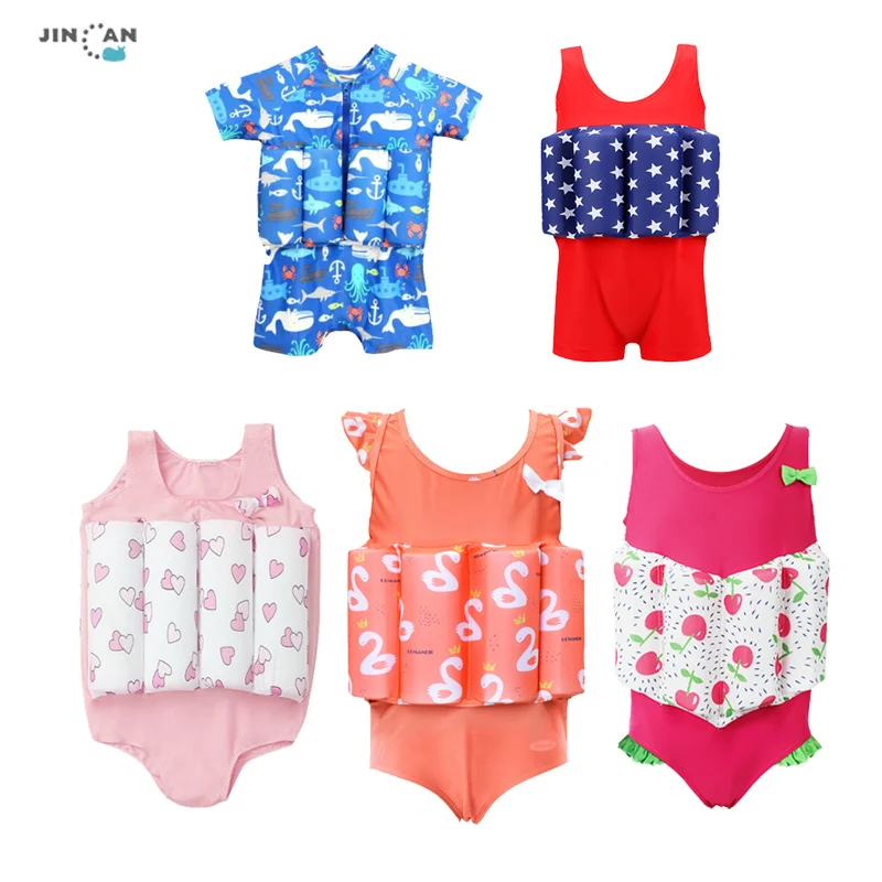 Wholesale Children Learn To Swim Training Vest Adjustable Kids Float Suit Buoyancy Swimsuit