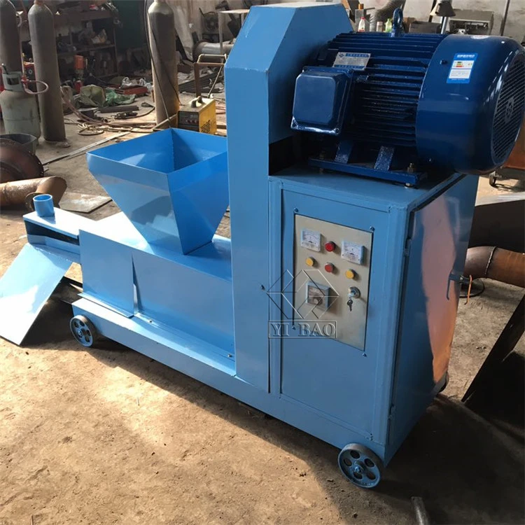 Professional green scrap briquette charcoal cube compress charcoal briquette molding processing machine wood briquette machine