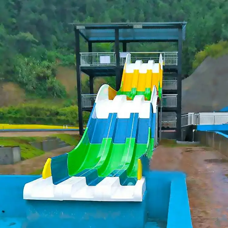 Custom Backyard Waterpark Slides made of Fiber glass