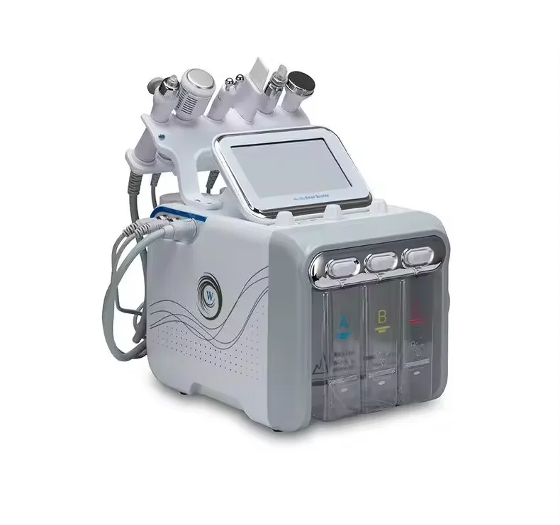 S.W Beauty Machine H202 6 in 1 Hydra Jet Oxygen Facial Tool