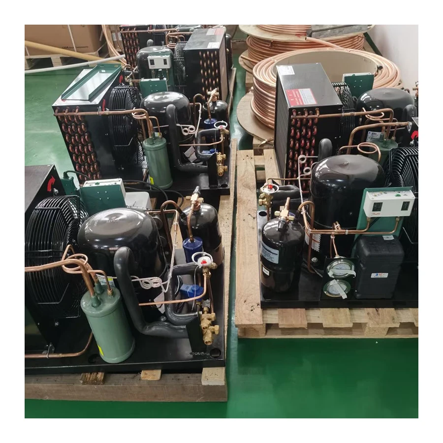 8 HP condensing refrigeration unit 4TES-9Y compressor blast freezer room