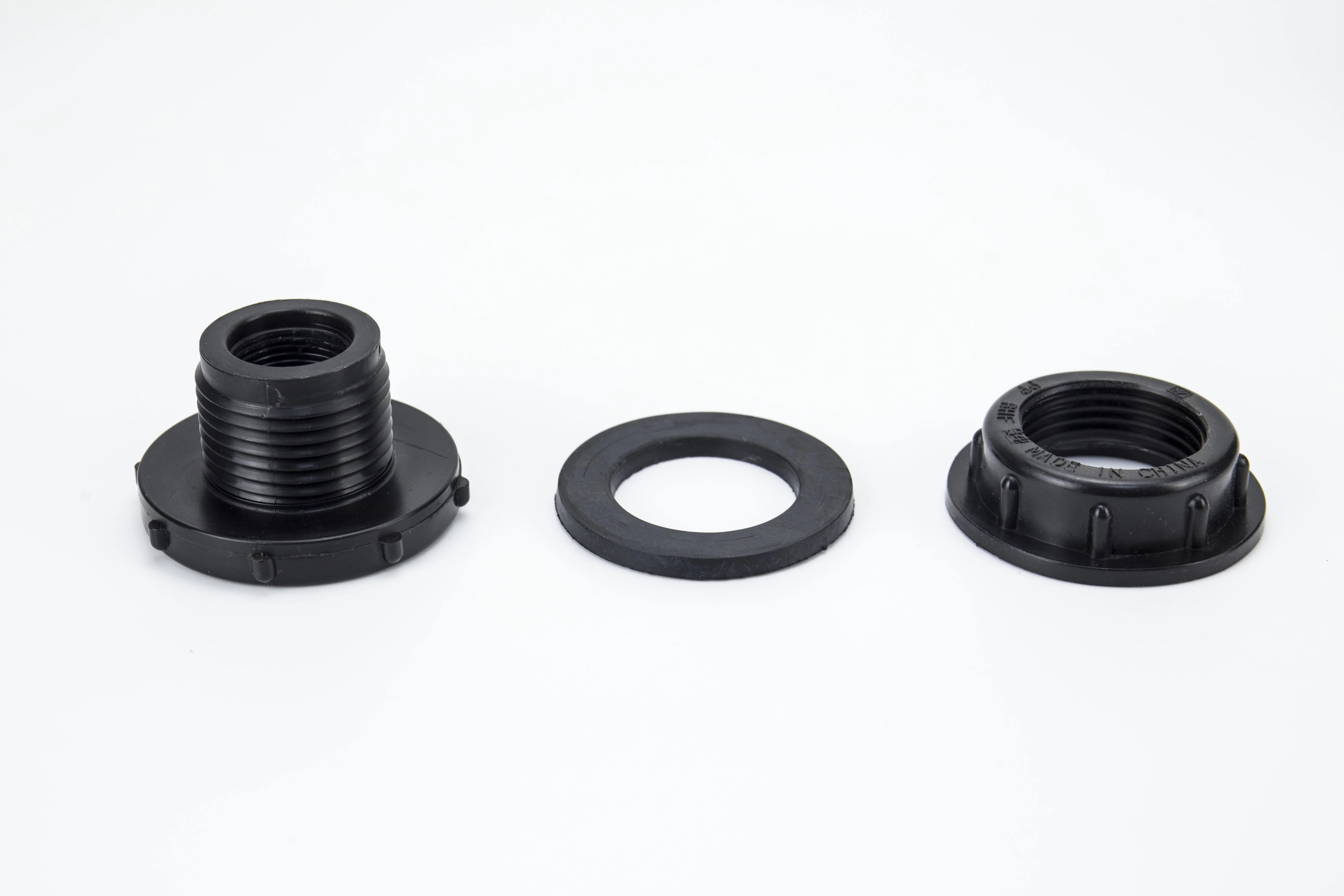 Plastic 3-in-1 PP Food Grade Water IBC Tank Rain Barrel Aquariums Bulkhead Bucket Connector Adapter Spigot Fittings