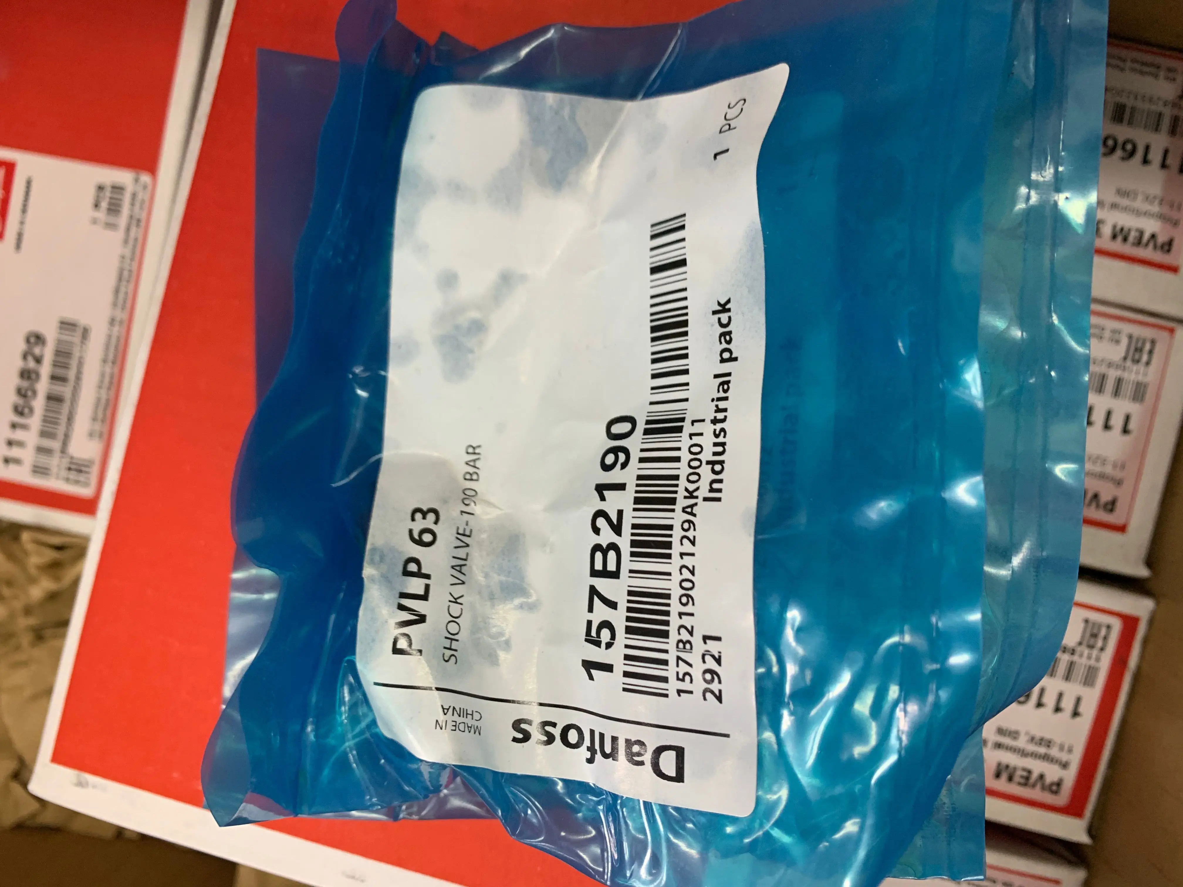 157B2190 PVLP 63 SHOCK valve -190 BAR original Sauer  Comatrol in stock