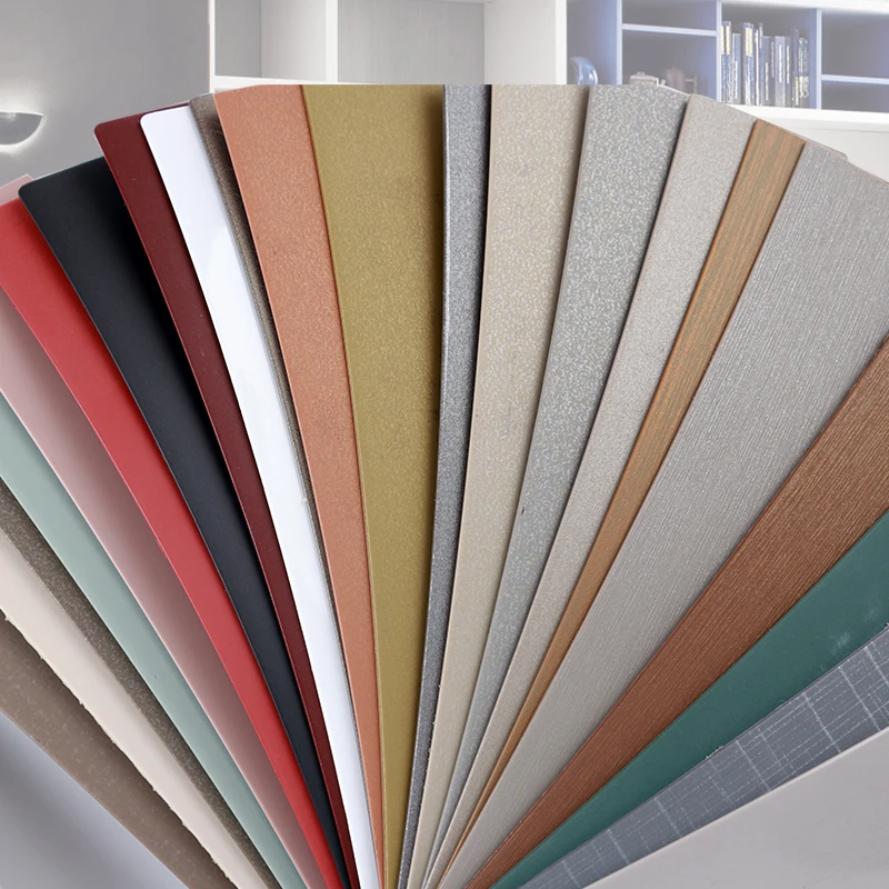 Shuoshun 22 mm wardrobe pvc plastic edge strips competitive edge banding tape for furniture accessories