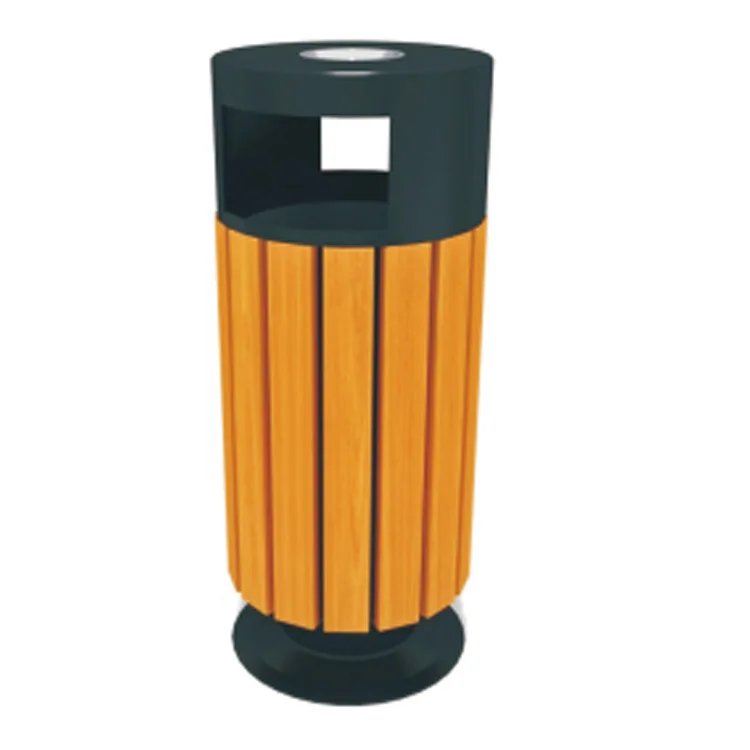 Factory supply discount price trash can 13 gallon recycling garbage bins bamboo bin in low