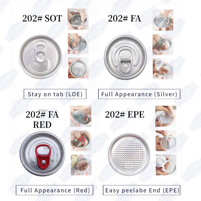 Custom 300ml Eco-Friendly Recyclable Metal Beer Beverage Aluminum Can Food Grade Lids Unique Design Printed Storage Food