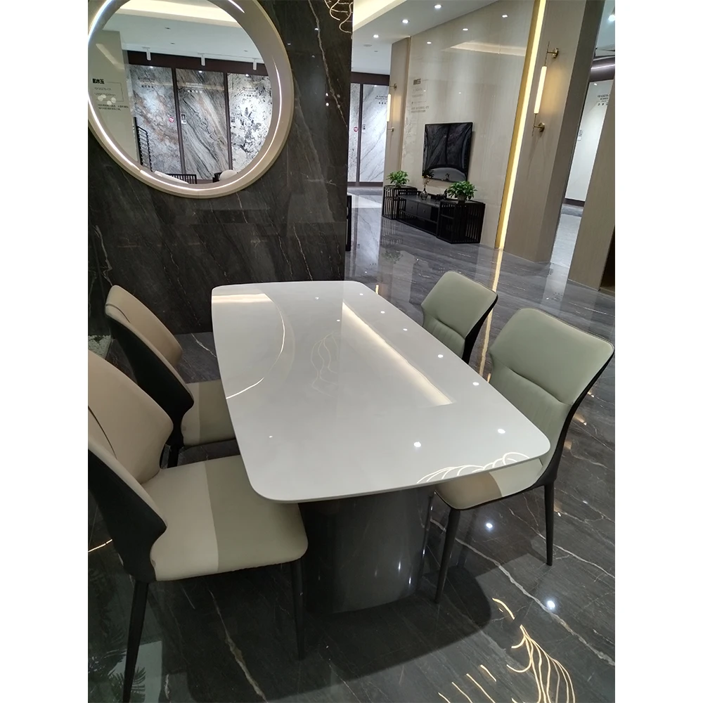 Sintered stone slab countertop Rock plate table