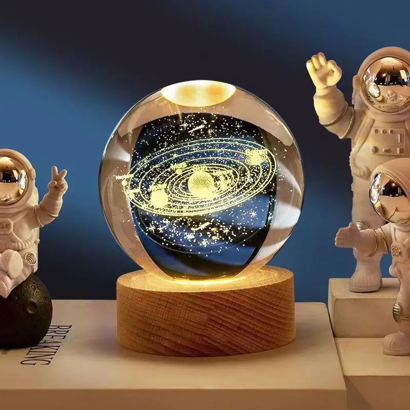 customised decorative birthday crystal crafts for souvenir wholesale crystal globe pen holder set for office crystal craft work