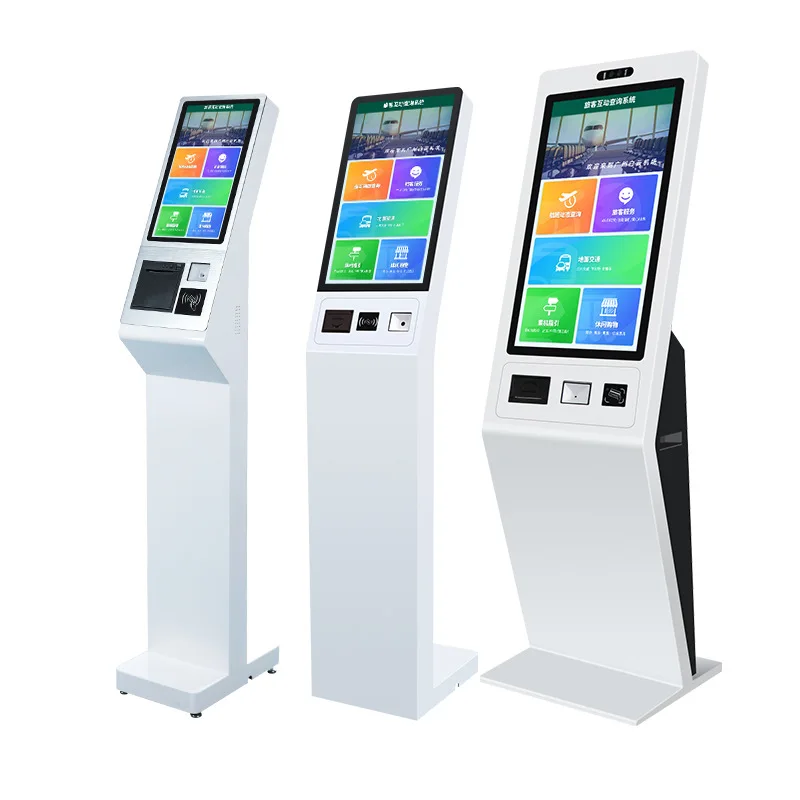 Self-service terminal 21.5 LCD touchscreen auto-payment terminal thermal printer QR code scanning code payment function
