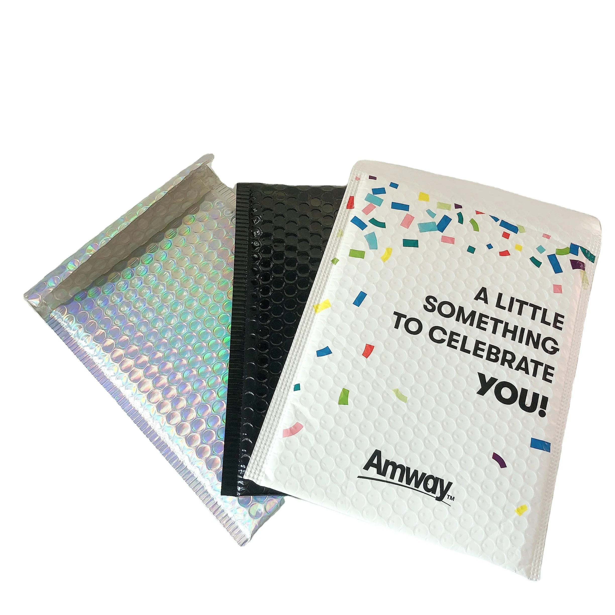 Air Bubble Film Bag Custom Adhesive Seal Closure Envelopes Colored Mailing Bags for Mailing Packing