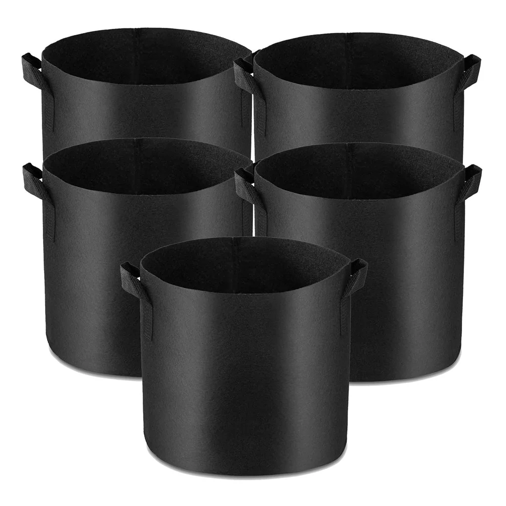 5-Gallon Non Woven Fabric Gardening Planter for Vegetable Herbs Flowers Tomato Planter Plant Grow Bags