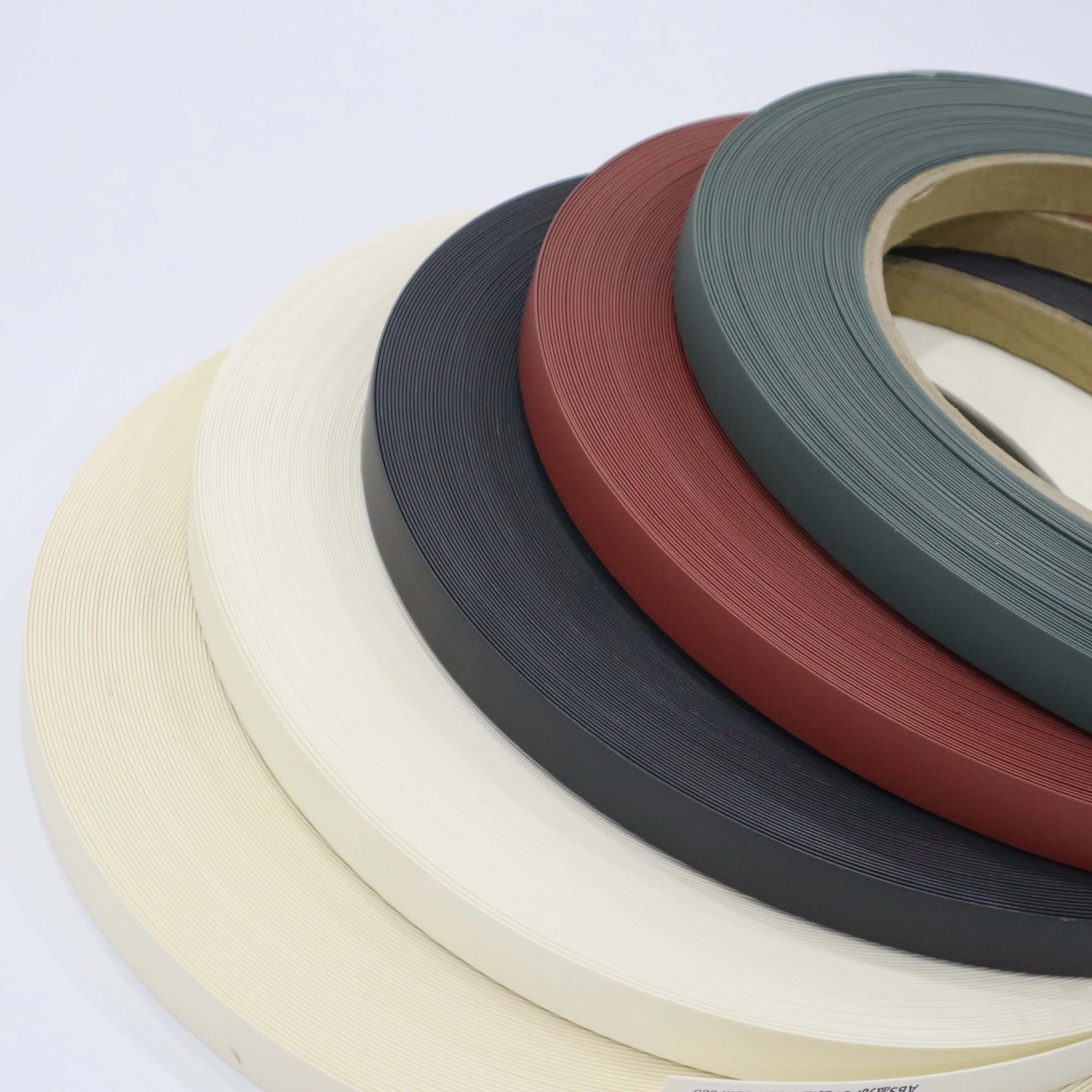 Factory White Wood Grain ABS Acrylic PVC Edge Banding Strip Edge Strip Tape Mdf Trim Plywood Pvc Edge Banding