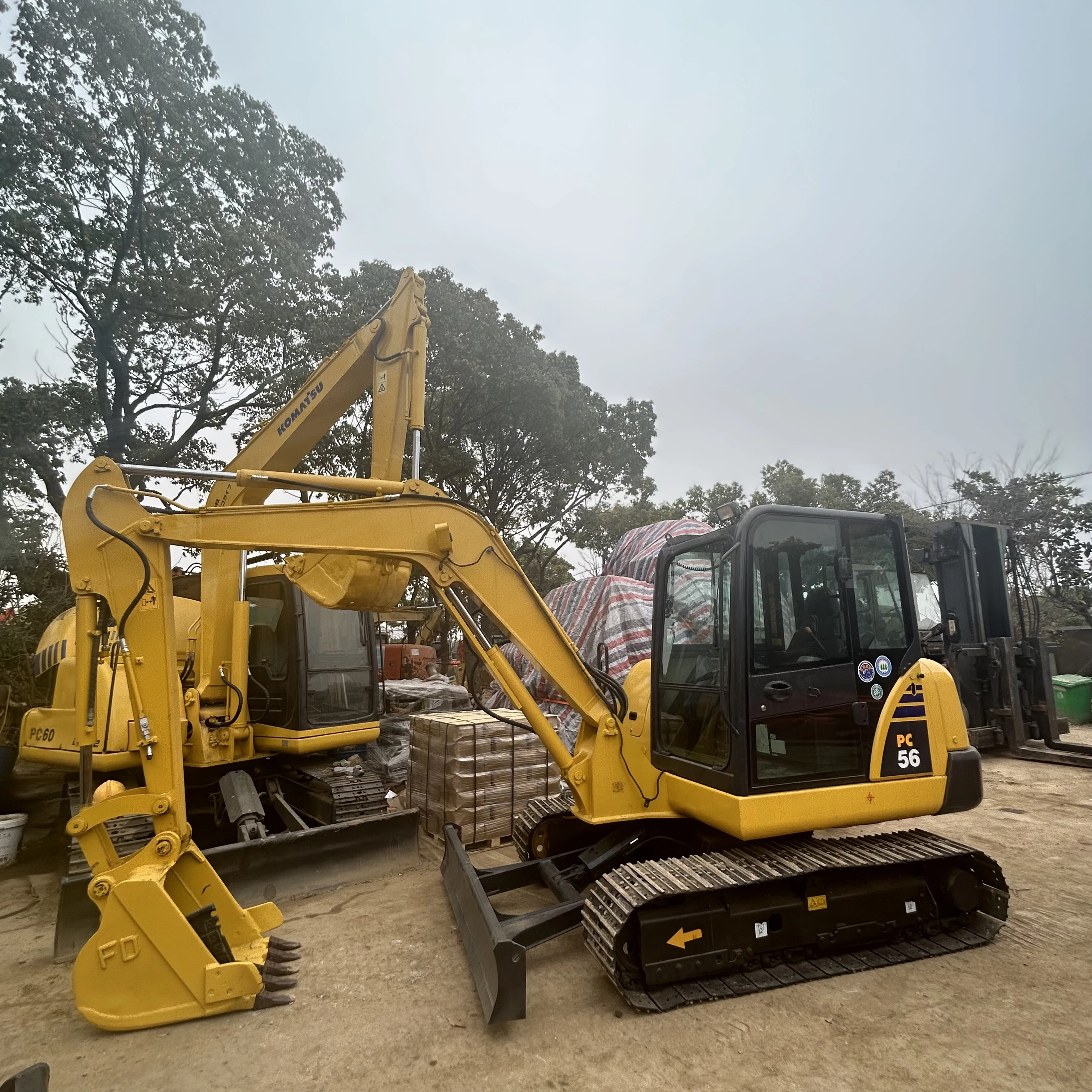 Great Quality Japan Second-hand Komatsu pc 56 excavator digger pc55/pc35 komatsu mini excavator cheap for sale 56-7