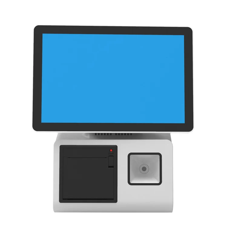 High Quality Dual Lens Camera  Andriod7.1 Big Portable Pos Machine With Face Reconition Contactless Payment Terminal