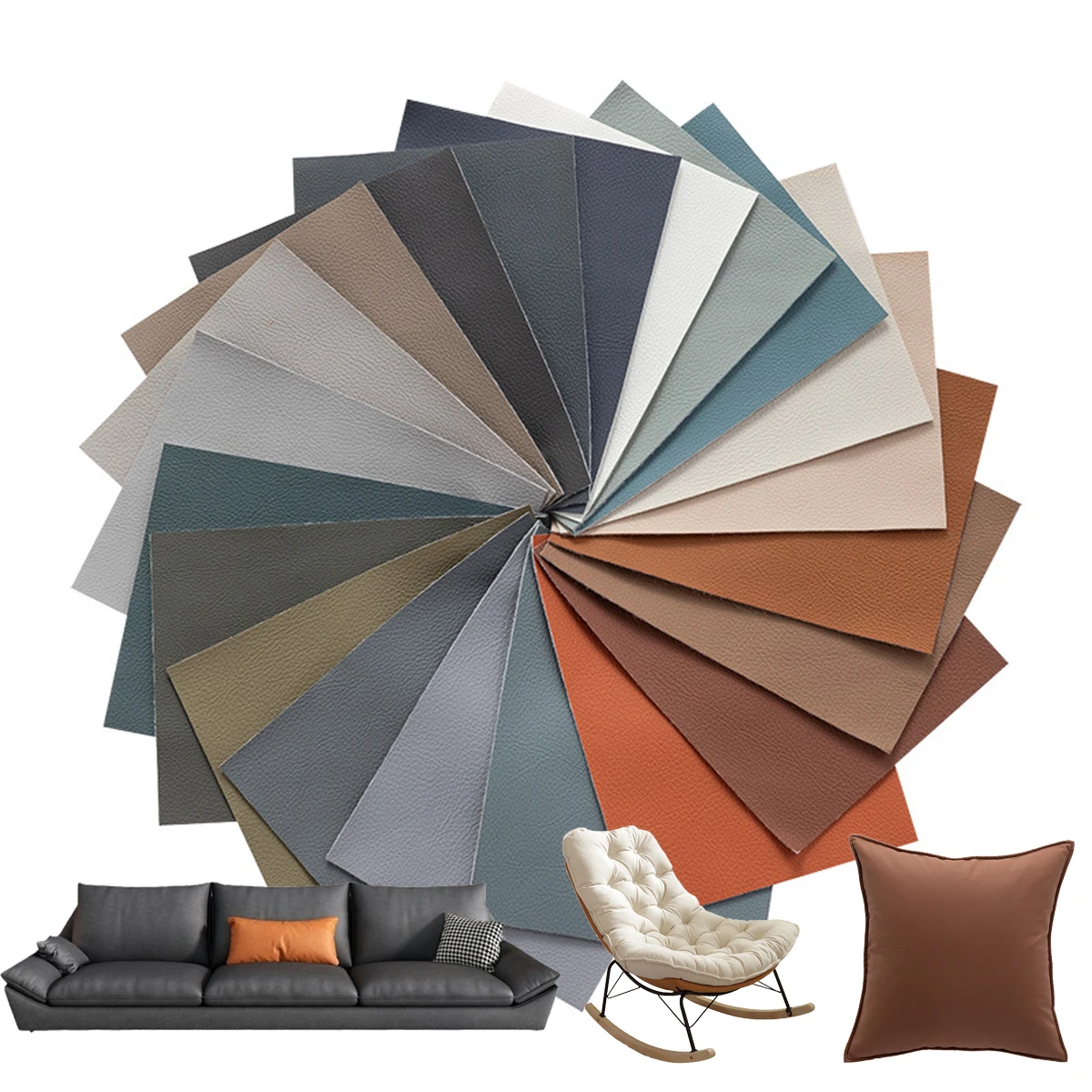 New Technology Cloth Recycled 100% Polyester Faux Pu Leather Fabric For Sofa artificial leather