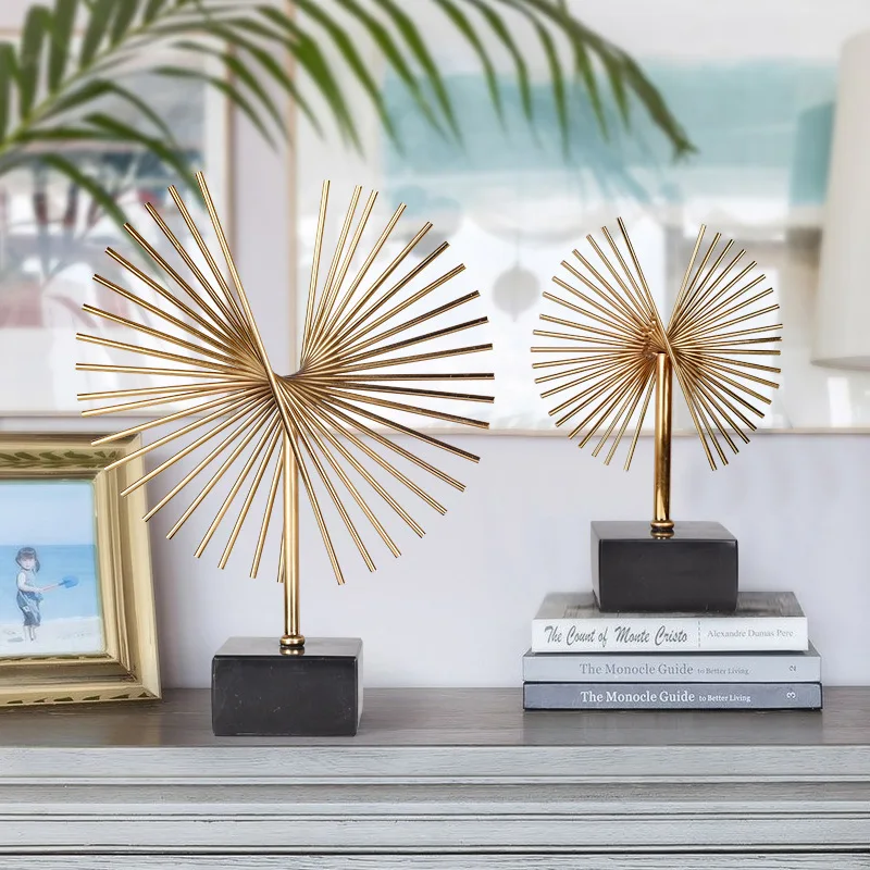 Antique Gold Living Room Luxury Home Decor Crafts Accessories Decoration